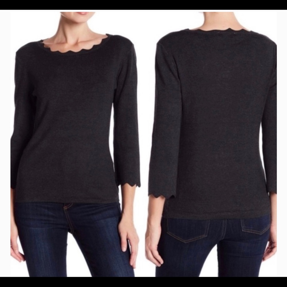 NWOT Charcoal Philosophy Sweater